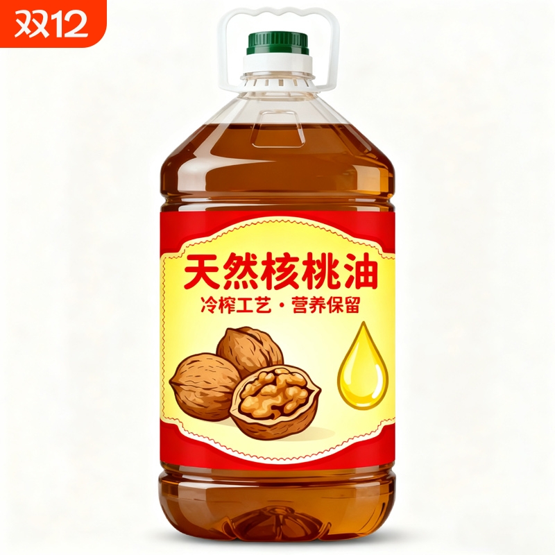 云南核桃油5升山核桃物理冷榨