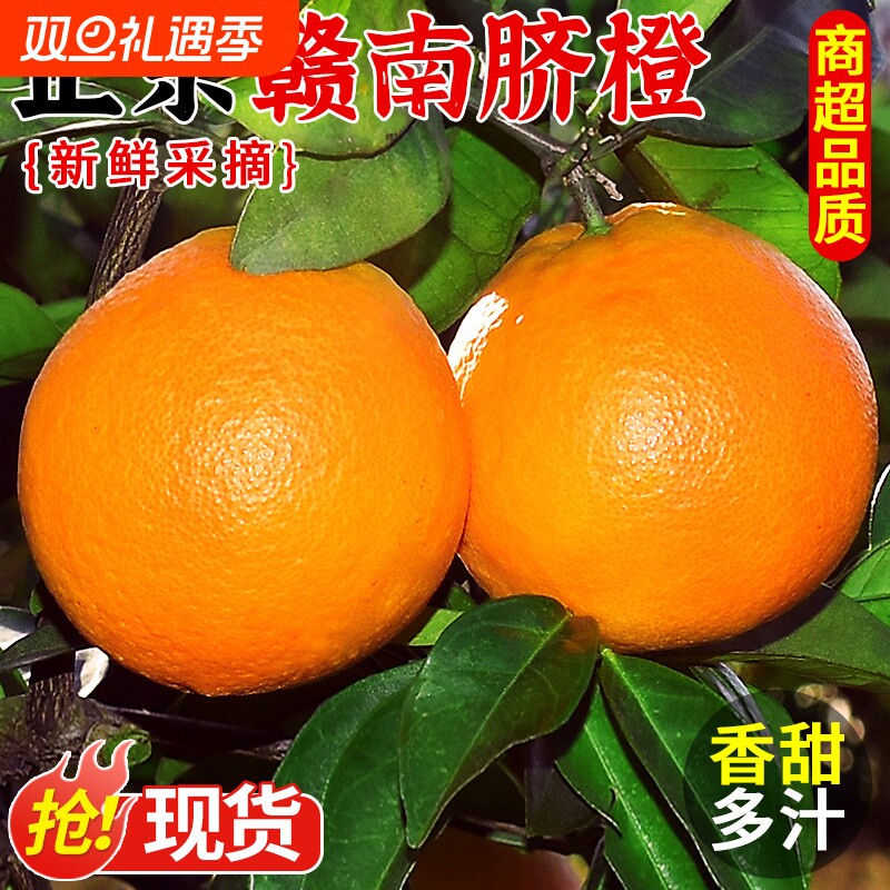 正宗赣南脐橙新鲜橙子当季水果手剥果冻橙子冰糖甜橙大果整箱包邮