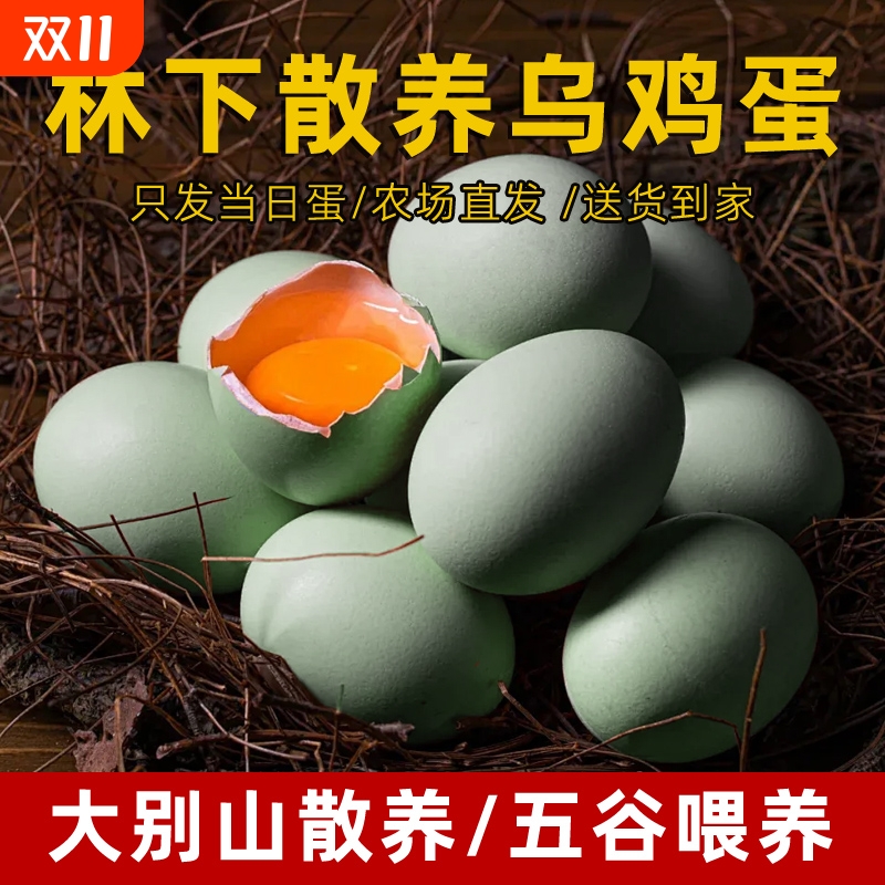 大别山土鸡蛋新鲜现捡农场直发