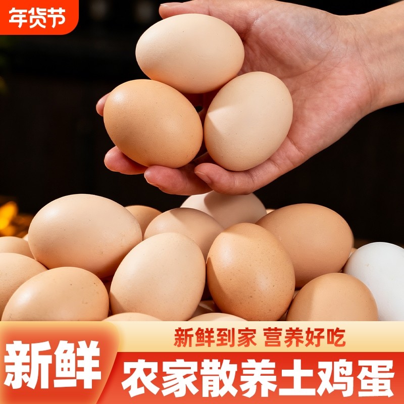 正宗土鸡蛋农家散养新鲜纯农村自养天然60枚草鸡蛋笨鸡蛋  50g/枚,水产肉类/新鲜蔬果/熟食,鸡蛋,淘宝优惠券,粉丝福利购,淘宝优惠卷