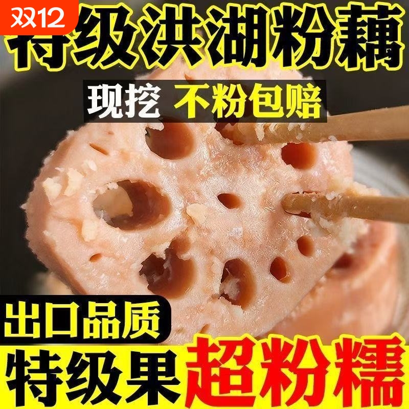 正宗湖北粉藕洪湖莲藕