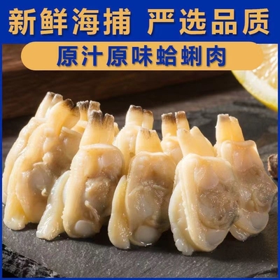蛤蜊肉花甲花蛤肉黄蚬子肉新鲜贝类海鲜贝非干货冰鲜海鲜花甲肉