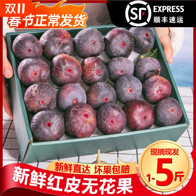 四川红皮无花果新鲜当季软糯水果