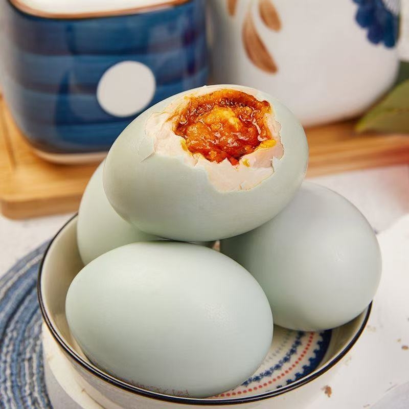 高邮咸鸭蛋熟咸鸭蛋新鲜整箱产熟咸鸭蛋新鲜流油咸蛋传统工艺腌制