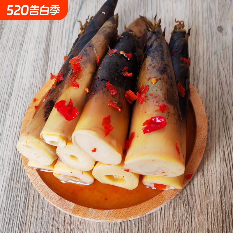 手剥笋开袋即食香辣泡椒笋尖酸辣竹笋脆笋休闲网红零食小吃袋装