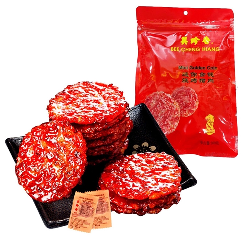 美珍香迷你金钱烧烤猪肉100g
