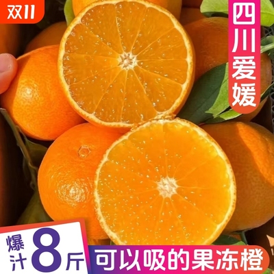 CZH8斤眉山爆甜多汁爱媛果冻橙