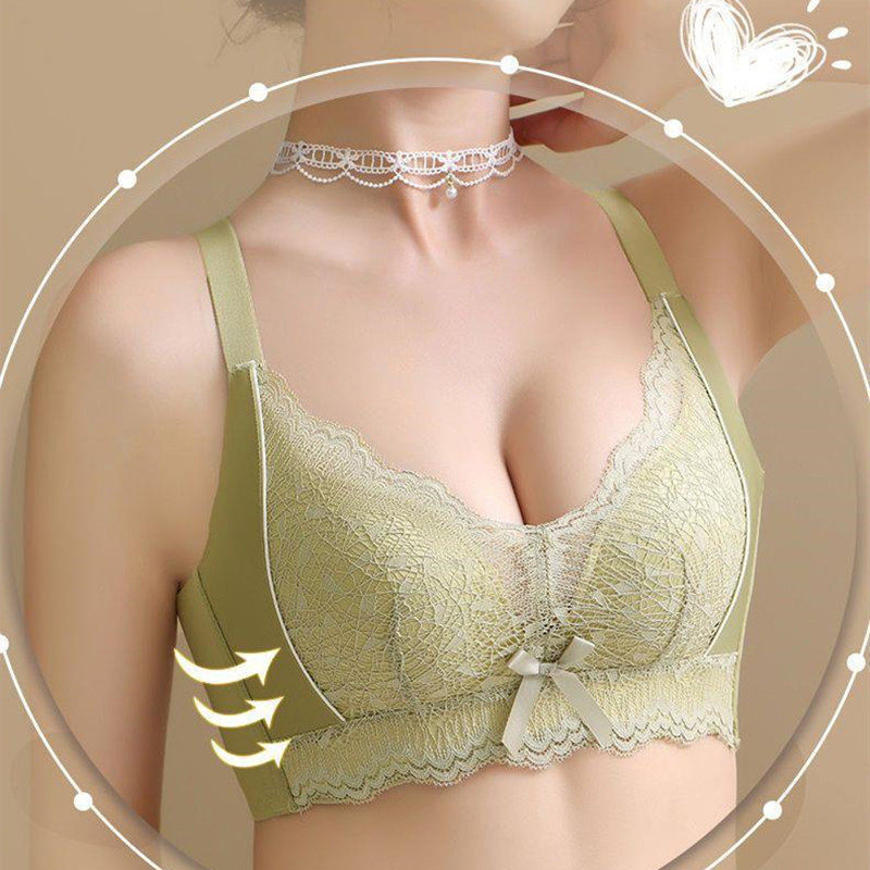 速发内衣无钢圈聚拢小胸专用文胸套装防下垂上托收副乳性感士胸罩