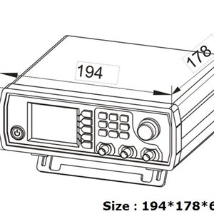 速发明禾JDS6600全数控DDS双通道函数任意波讯号产生器源频率计扫