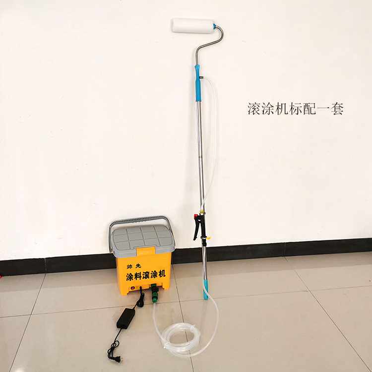 速发高档电动油漆印花滚筒刷墙神器工具寸花纹乳胶漆涂料自吸滚涂