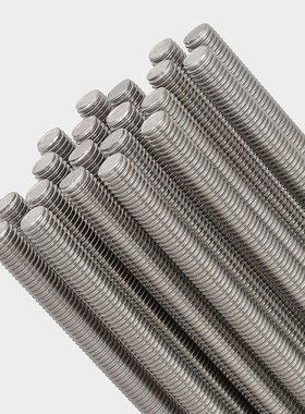 速发6/04不锈钢牙条.杆丝丝全螺纹螺杆M2通5M4M5M6M8M12M16-M0