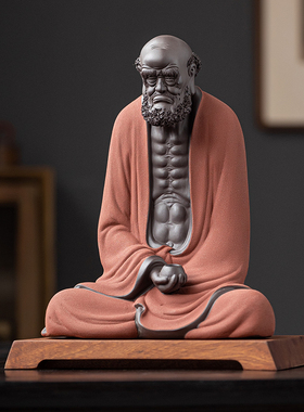 速发意中式禅新摆件陶瓷客厅玄关摆房书设茶室桌面装饰工艺品