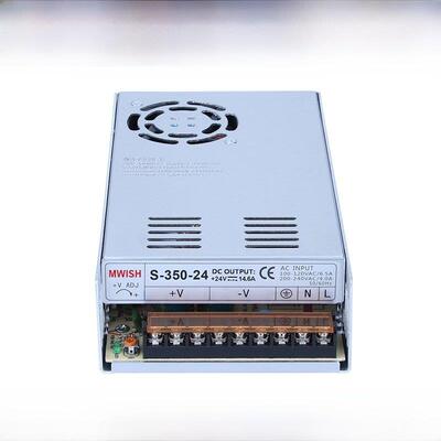 明伟S-350W500W800W1000W大功率24V开关电源盒220转12V36伏48v20A