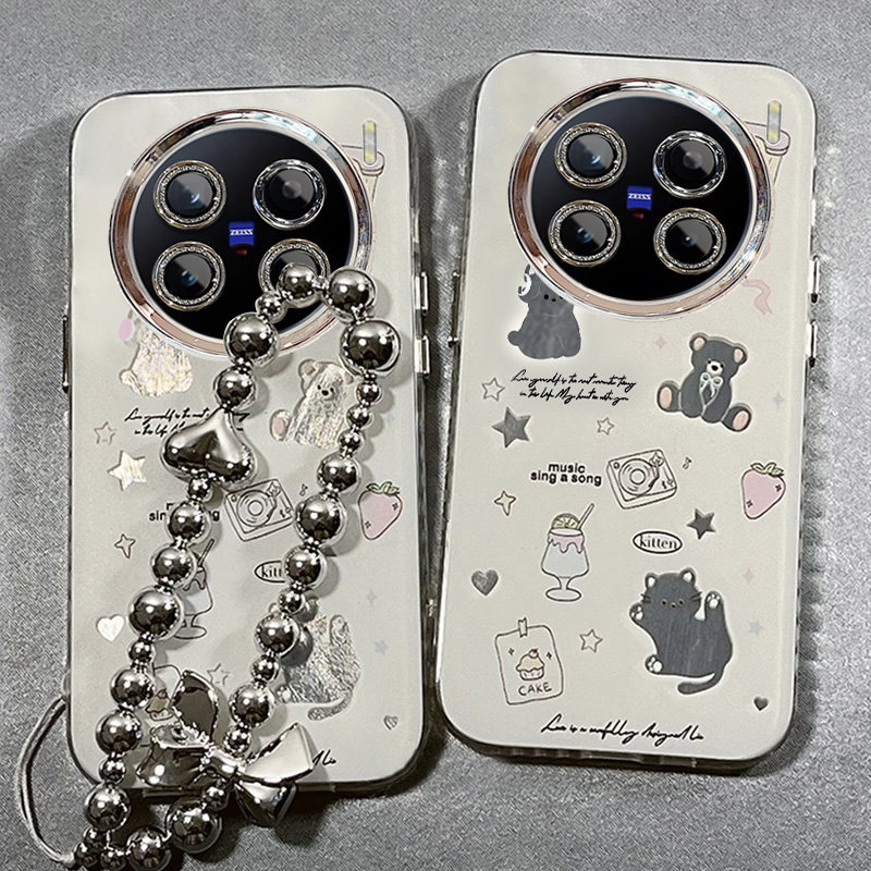 适用VIVOX200Pro手机壳100新款高级ultra蝴蝶结小狗可爱X90全包防摔硅胶X80创意专用支架镜头膜可爱保护套女,3C数码配件,手机保护套/壳,淘宝优惠券,粉丝福利购,淘宝优惠卷