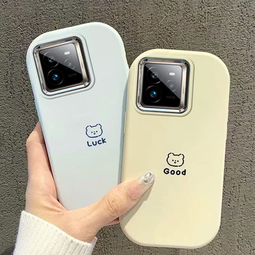 适用真我系列可爱小熊手机壳