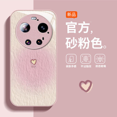 适用小米系列油画爱心手机壳