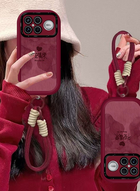 适用红米K90Promax手机壳K80Pro平安喜乐K70e马年限定k60高级感女k50新年款k40个性创意简约K30全包硅胶防摔