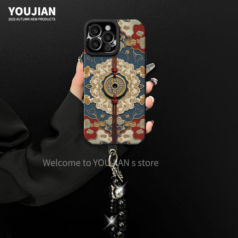 山鬼花钱适用苹果15Promax手机壳16Plus百无禁忌17Pro超好看iPhone14全包13防摔12贴皮11保护套X高级感XS创意,3C数码配件,手机保护套/壳,淘宝优惠券,粉丝福利购,淘宝优惠卷