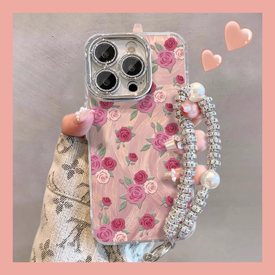 苹果系列满屏红/黄玫瑰手机壳