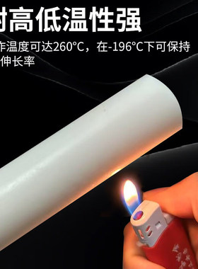 聚四氟乙烯全新料 白色铁氟龙板PTFE耐高温CNC精加工特富龙棒