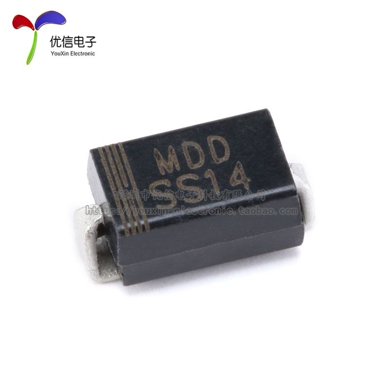原装MDD SS14 SMA(DO-214AC) 1A/40V 贴片肖特基二极管(10只)