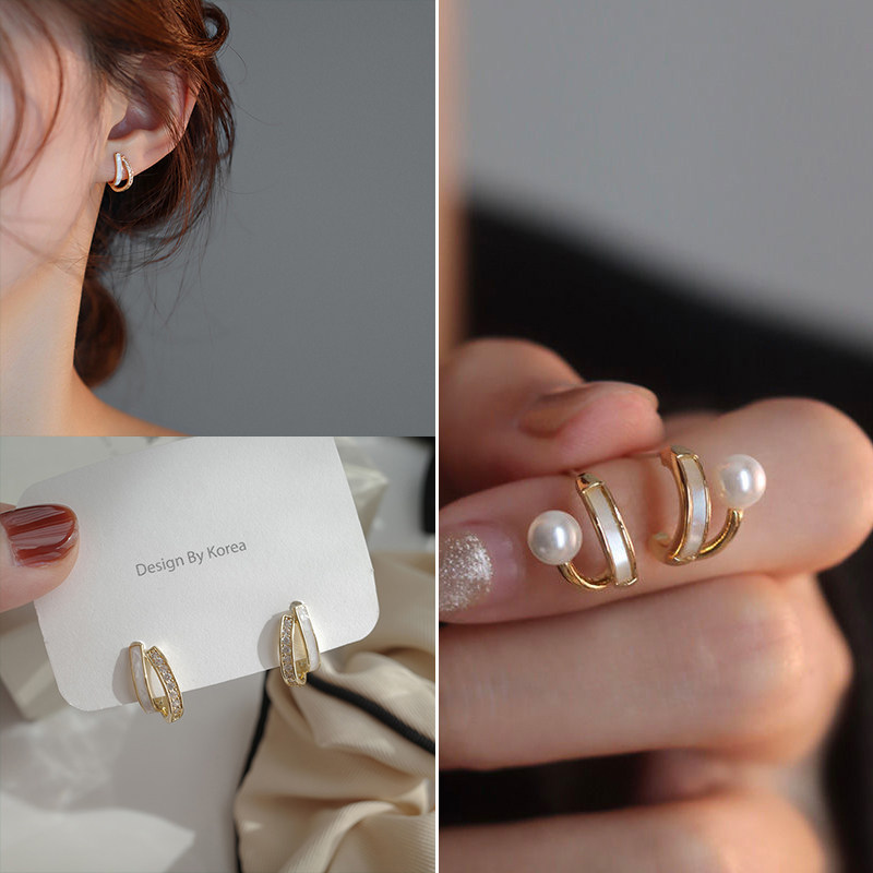 迷度S925银针贝壳双层耳钉女日韩气质耳环法式小众轻奢耳饰高级,工业油品/胶粘/化学/实验室用品,实验室漏斗,淘宝优惠券,粉丝福利购,淘宝优惠卷