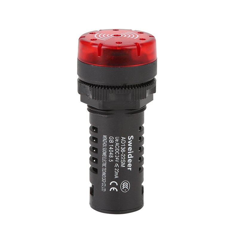 索维灯AD136-22SM闪光蜂鸣器指示灯12V24v220v380v红绿黄蓝白