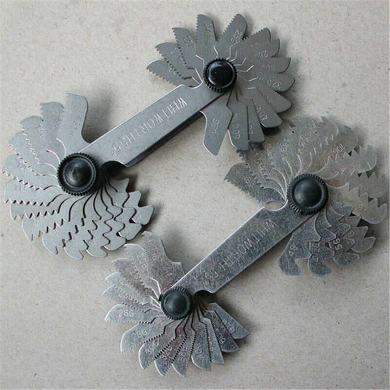 英制公制圆锥管螺纹样板R ZG Rc牙形牙数规11 14  19 28螺距规BSP