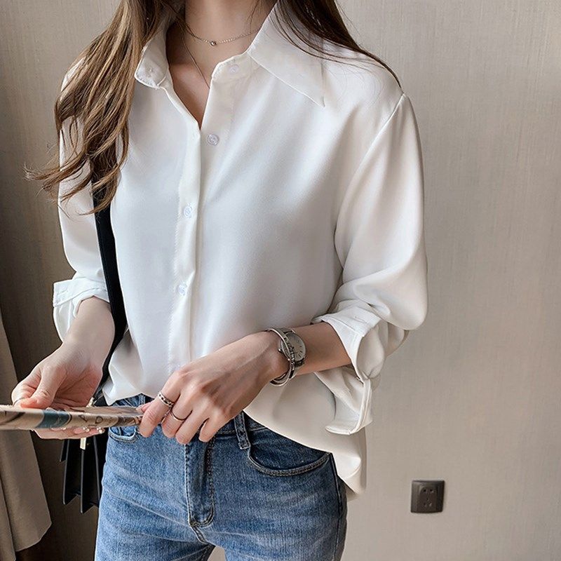 春秋新款长袖白色衬衫女韩范宽松防晒雪纺衫百搭显瘦休闲衬衫职业,工业油品/胶粘/化学/实验室用品,实验室漏斗,淘宝优惠券,粉丝福利购,淘宝优惠卷
