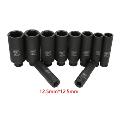 1/2寸加长小风炮套筒重型加厚电动扳手大飞六角套头120mm长套筒