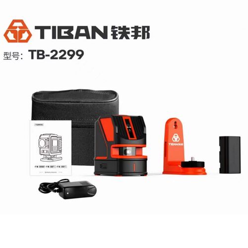 铁邦水平仪2线绿光高精度红外线平水仪超亮强光平水仪2299型号