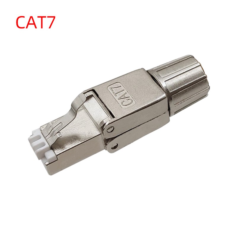 金属弹片免压CAT6A超六类网线水晶头CAT7七类CAT8八类万兆网络头