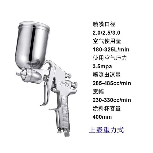 深田 w-71气动喷漆枪汽车钣金家具乳胶漆喷漆枪喷涂工具油漆喷枪