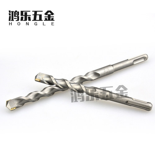 电锤钻头 冲击钻头 圆柄两坑两槽 穿墙水泥砖墙钻头 石材混凝土钻