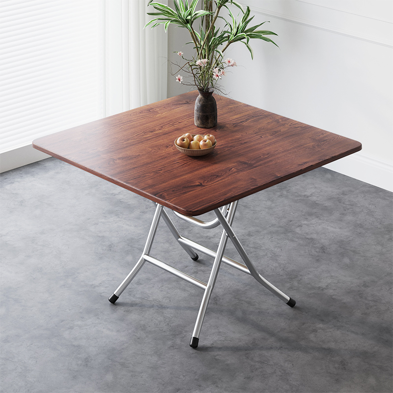 折叠桌餐桌家用小户型出租房吃饭四方桌子简易可可携式饭桌正方形