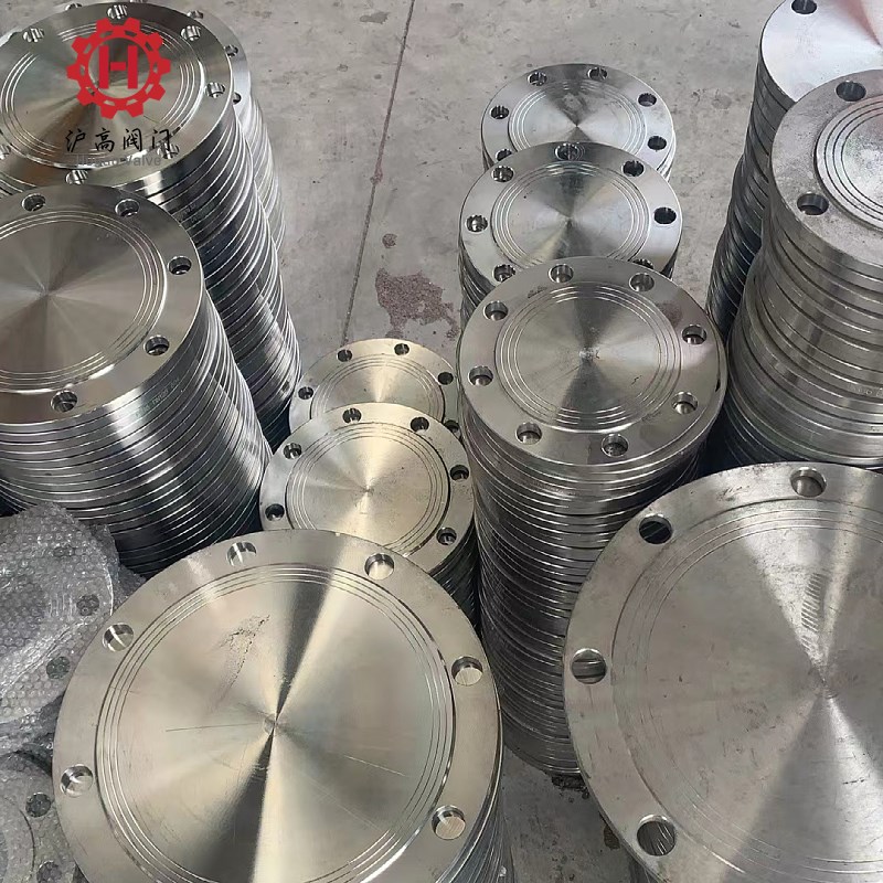 不锈钢盲板304法兰盖堵片管堵盖板封头PN10DN25 50 65 80 100 150
