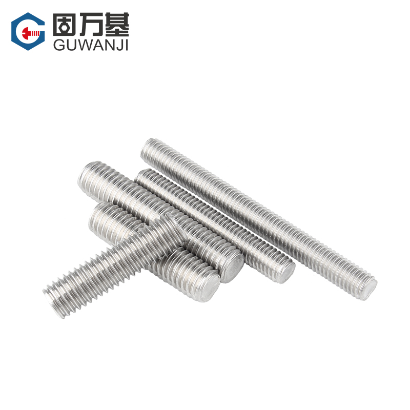 304不锈钢牙条丝杆 全螺纹螺杆短牙棒全牙螺丝螺栓吊顶通丝M12M14