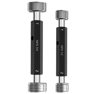 NPS美制平行管螺纹塞规管牙螺纹通止量规内径螺纹通止量具螺纹规