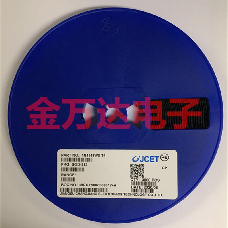 1N4148WS T4 SOD323 0805贴片二极管 国产/原装全新 3K/盘 整盘价