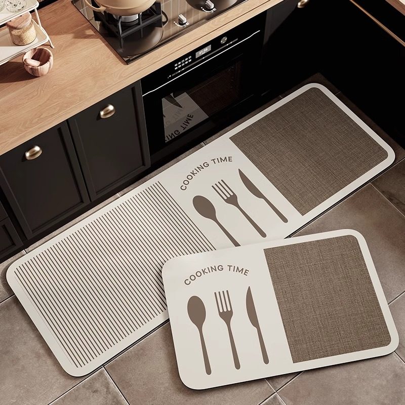 厨房地垫吸油防水免洗可擦地毯耐脏硅藻泥吸水垫防滑防油专用脚垫,居家布艺,厨房地垫,淘宝优惠券,粉丝福利购,淘宝优惠卷