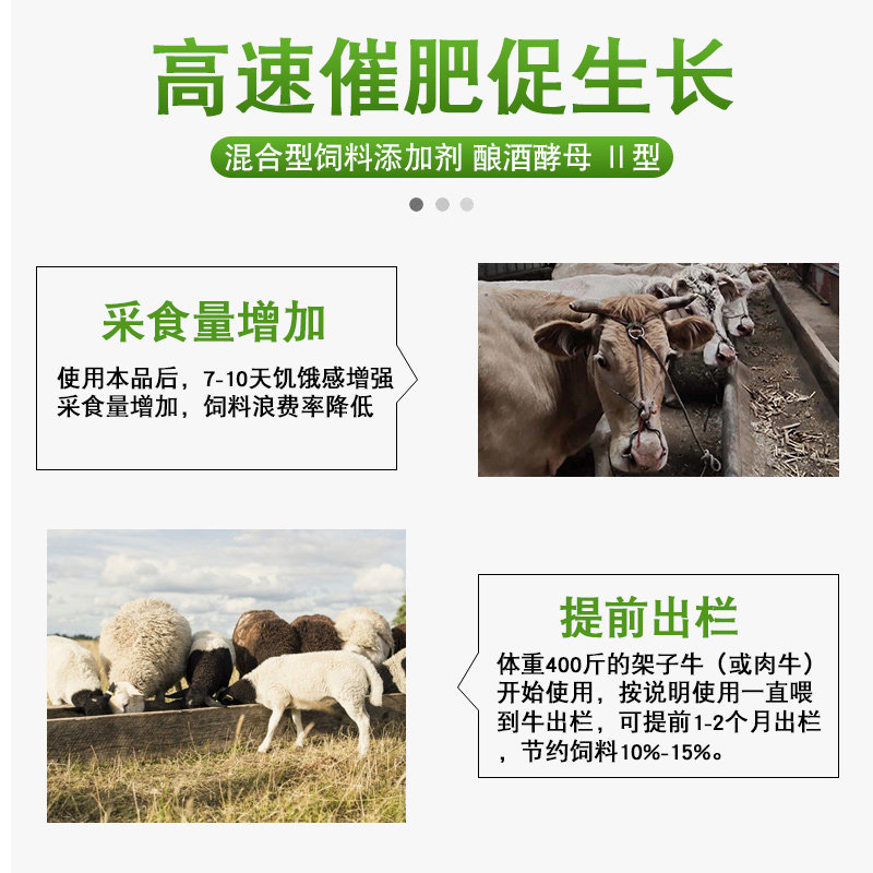 极速牛羊用饲料添加剂促生长得快催肥育肥增肥增重速长素肥大壮混