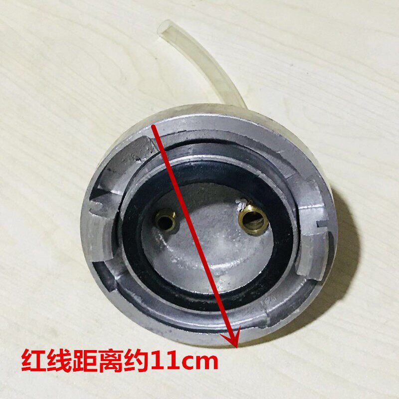 好货65消防测压闷盖堵头消火栓测压闷盖式压力表2.5寸室内栓检测