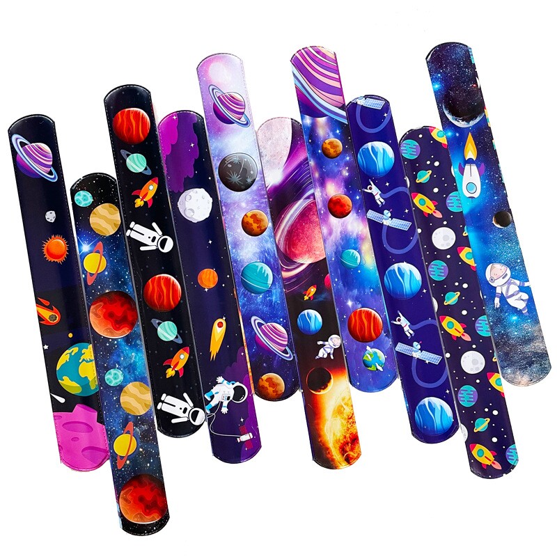 极速10Pcs Star Clap Circle Space Birthday Party Gift New Str