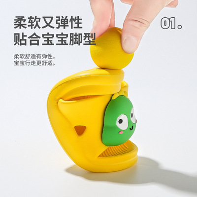 女童拖鞋夏季宝宝小女孩儿童可爱小童软底幼儿园轻便洗澡男童