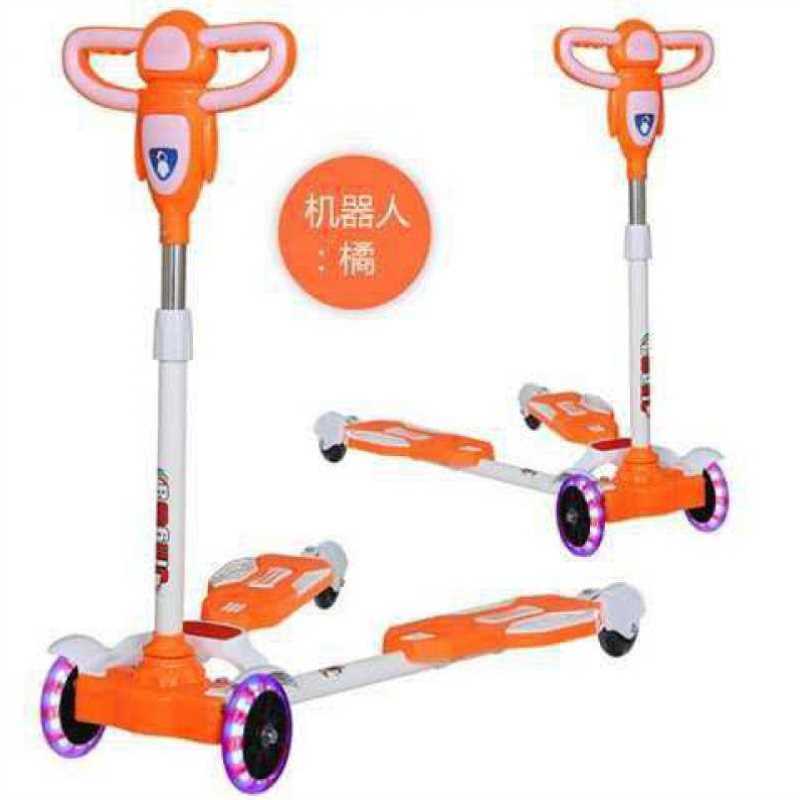 。儿童滑板车分叉车剪刀式男孩女孩减震小宝宝溜溜蛙式双脚踏板幼