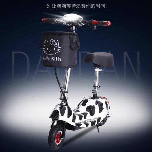 好货成人电瓶车小型迷你两轮便携式可折叠单人电动车男上班代步轻