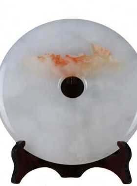 极速平安扣摆件天然玉石摆设怀古玉器送礼玉璧家居玄关办公室装饰