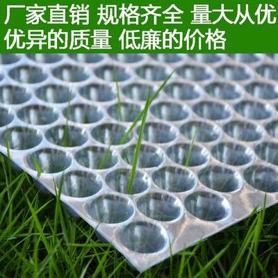 塑料水稻育秧盘9寸机插平盘塔式手抛稻苗秧盘谷物育苗盆透明434孔