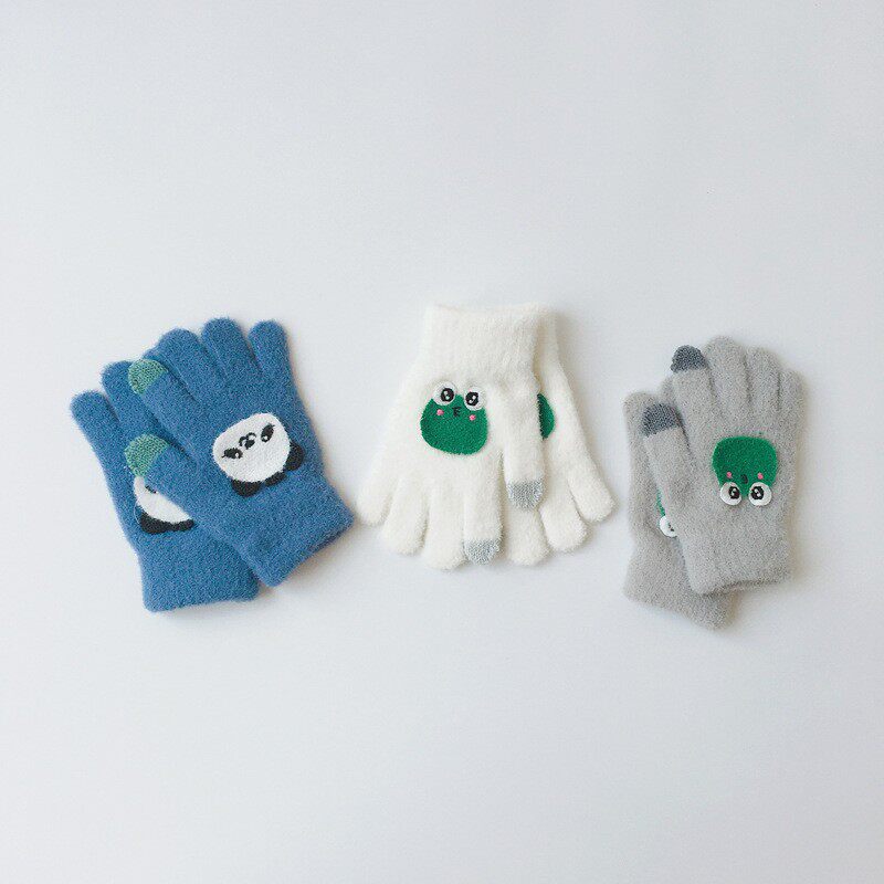 极速儿童手套冬季男童手指套保暖秋冬男孩宝宝五指女童小女孩可爱