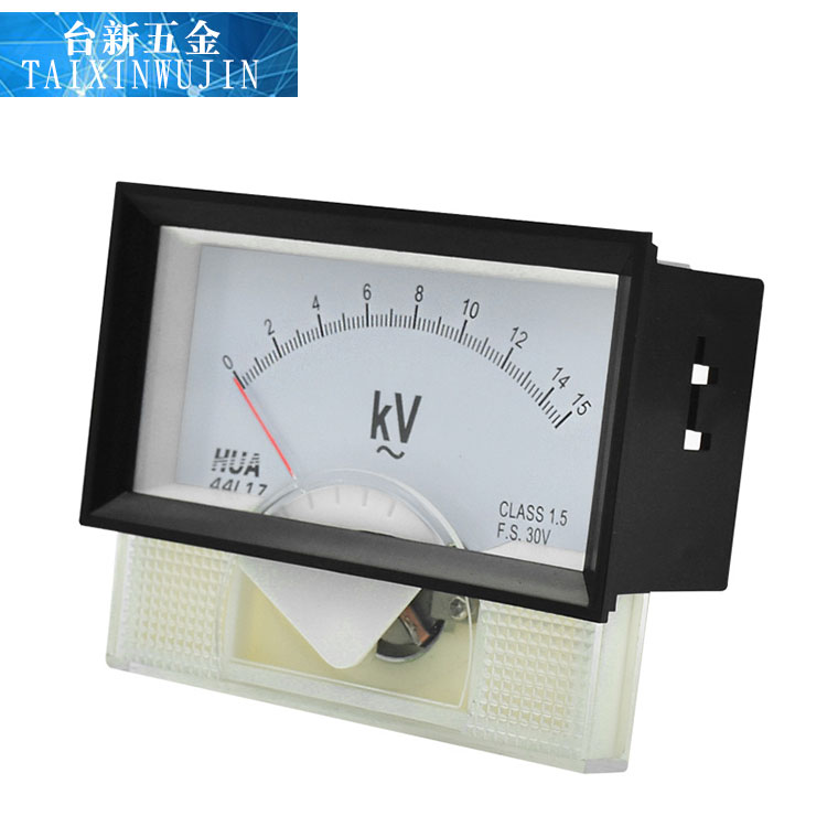 极速HUA华伟电流电压表44L17-44C17 10A 30A 50A 450V 15KV指针式